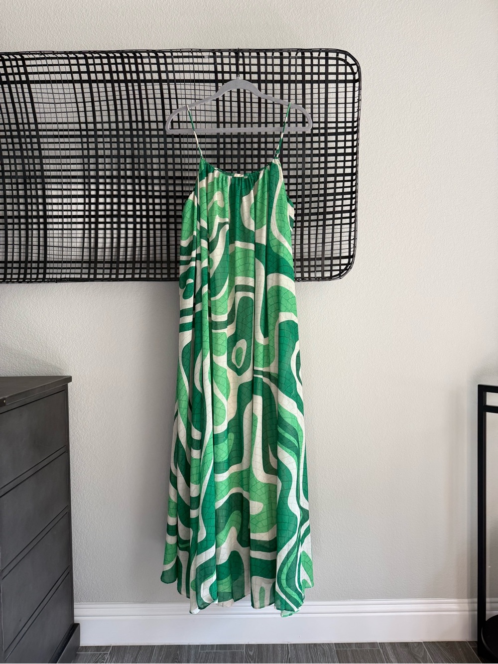 Farm Rio square neck pleated a-line dress - Picture 2 of 7